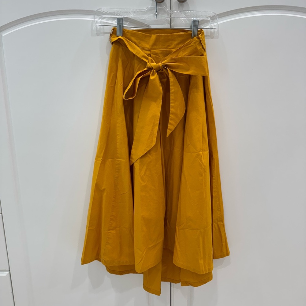 Poplin Skirt / Mustard